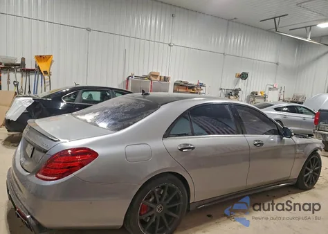 2015 Mercedes-Benz S 63 Amg z USA, uszkodzony, nr VIN WDDUG7JBXFA129023